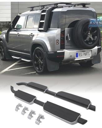 PEDANE LATERALI SOTTOPORTA LAND ROVER DEFENDER 110