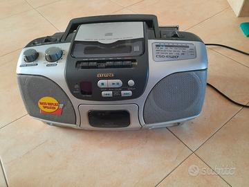 radio stereo cassette e CD Aiwa