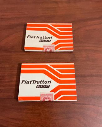 FIAT TRATTORI  2 SCATOLE FIAMMIFERI MINERVA VINTAG