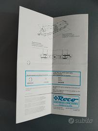ROCO e636 - 43605-608 FOGLIO ILLUSTRATIVO -H0 1:87