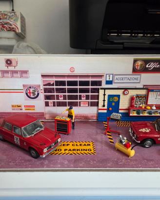 Alfa romeo 1:43 diorama