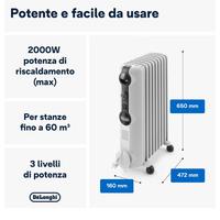 Stufe Radiatore riscaldamento ad olio