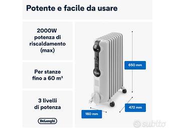 Stufe Radiatore riscaldamento ad olio