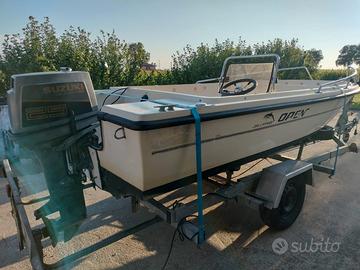 Open conero 450 con suzuki 25/35 cv