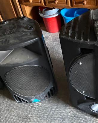 casse + stativi e 4 mixer