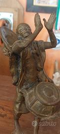 scultura bronzo africa 