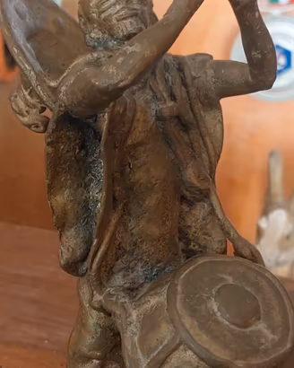 scultura bronzo africa 