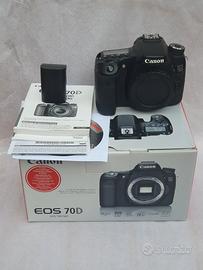 Canon EOS 70d - non si accende -per pezzi ricambio