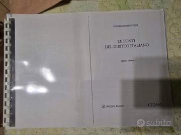 le fonti del diritto italiano 