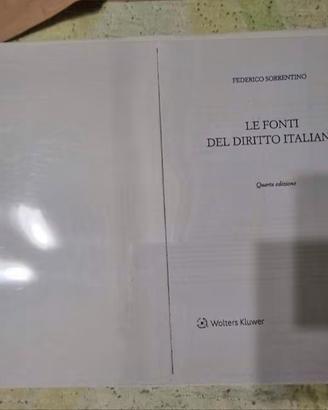 le fonti del diritto italiano 