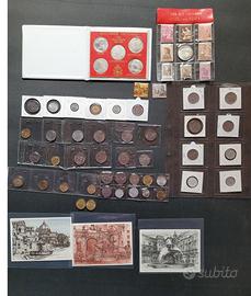 Vaticano lotto monete lire medaglie francobolli