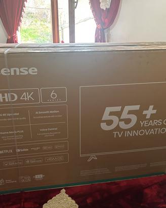 Hisense 75” 4k nuove sigillate, garanzia+scontrino
