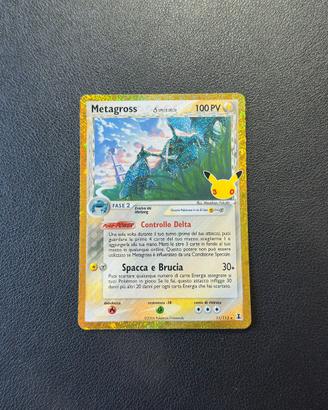 Metagross 11/113 30th anniversary holo pokemon