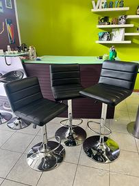 Sgabelli da Bar cucina - set da 3 design elegante