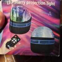 lampada a led con giochi di luce 
