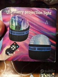 lampada a led con giochi di luce 