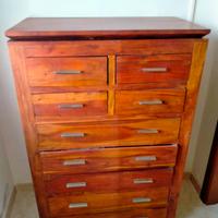 Cassettiera etnica legno