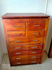 Cassettiera etnica legno