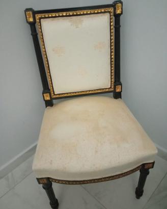 coppia di poltrone d’epoca stile impero