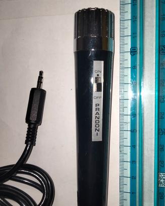 Microfono portatile vintage primi anni 70