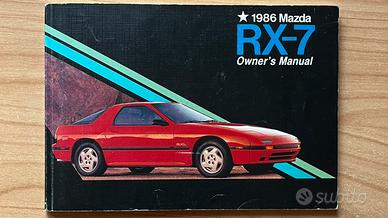 Manuale d’uso e manutenzione Mazda rx-7 FC