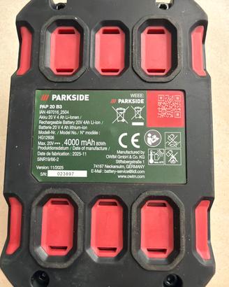 Parkside batteria
