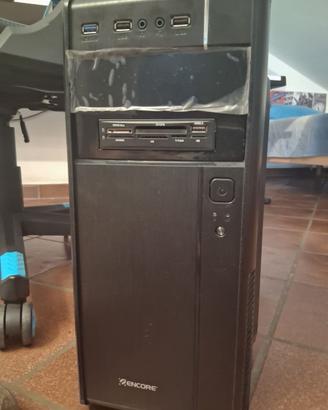 Case Full Tower, Encore, case gaming ufficio, nero