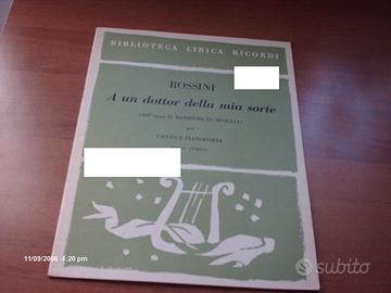 Spartito romanze arie antiche operistiche