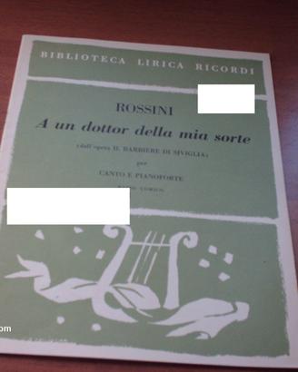 Spartito romanze arie antiche operistiche