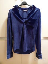 Camicia uomo Zara in velluto