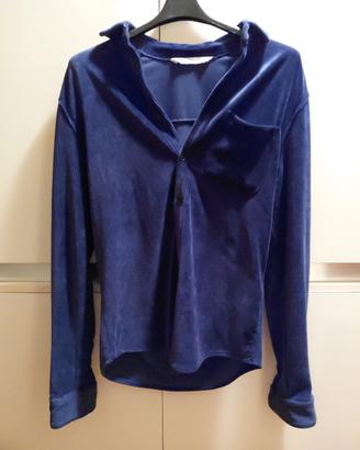 Camicia uomo Zara in velluto