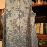 Maglia canotta in tulle di pizzo OroBlu