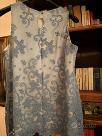 Maglia canotta in tulle di pizzo OroBlu