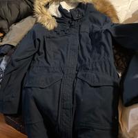 Parka blu ragazza hollistar