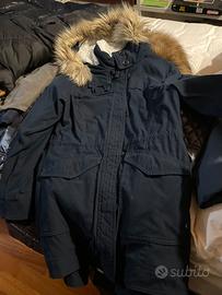 Parka blu ragazza hollistar