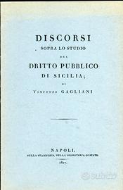 LO STUDIO DEL DIRITTO PUBBLICO DI SICILIA
