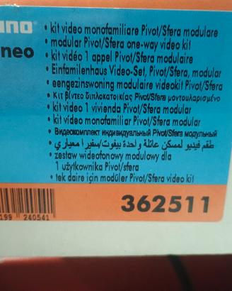 kit videocitofono 