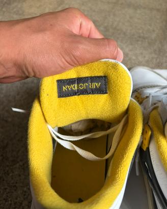 jordan 4 white e yellow
