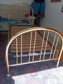 Letto Cantori singolo placcato orologio 24k