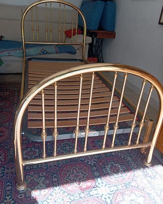 Letto Cantori singolo placcato orologio 24k