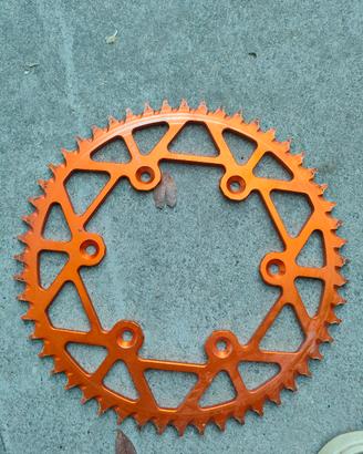 corona 52 denti KTM arancione