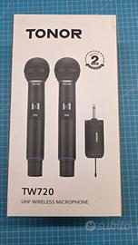 Microfoni wireless Tonor TW720 UHF Bluetooth