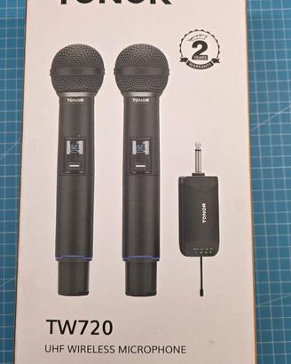 Microfoni wireless Tonor TW720 UHF Bluetooth