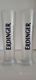 Erdinger, coppia bicchieri birra