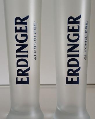 Erdinger, coppia bicchieri birra