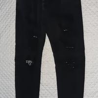 Jeans strappati neri