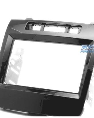 CORNICE NERA LUCIDA RADIO 2-DIN PER VOLKSWAGEN VW 