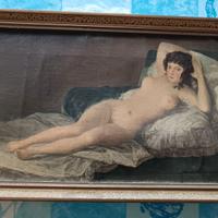 Quadro riproduzione Maja Desnuda di Goya