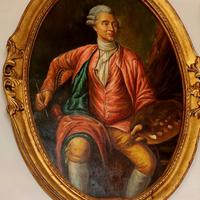 quadro ovale vintage 