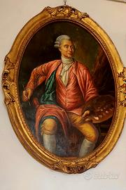 quadro ovale vintage 